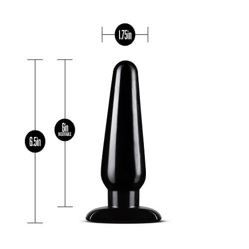 Anal Adventures 3 Pc Basic Plug Kit (Black) – Beginner-Friendly Butt Plug Set Including Small 4 Inch, Medium Sizes > Anal Range > Butt Plug Kits