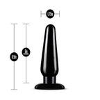 Anal Adventures 3 Pc Basic Plug Kit (Black) – Beginner 4 Inch and Medium > Anal Range > Butt Plug Kits