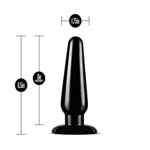 Anal Adventures 3 Pc Basic Plug Kit (Black) – Beginner-Friendly Butt Plug Set Including Small 4 Inch, Medium Sizes > Anal Range > Butt Plug Kits