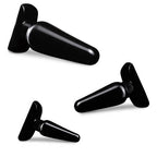 Anal Adventures 3 Pc Basic Plug Kit (Black) – Beginner 4 Inch and Medium > Anal Range > Butt Plug Kits