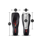 M for Men Storm (White) – Ribbed Masturbator Cup Vibrator with 7 Vibration Functions and Suction > Sex Toys For Men > Masturbators > Vibrating