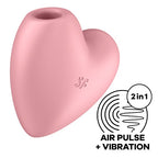Satisfyer Cutie Heart Vibrator – Air Pulsation Stimulator Silicone Vibrator > Sex Toys For Ladies > Air Pulsation