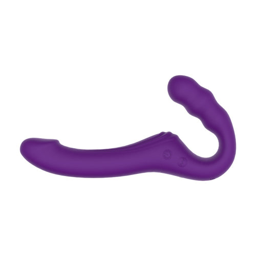 Mina Echo (Waterproof) Remote-Controlled Strapless Strap-On Vibrator 9.5 Inches Length 1.27 Inches Diameter > Realistic Dildos and Vibes > Strapless Strap Ons