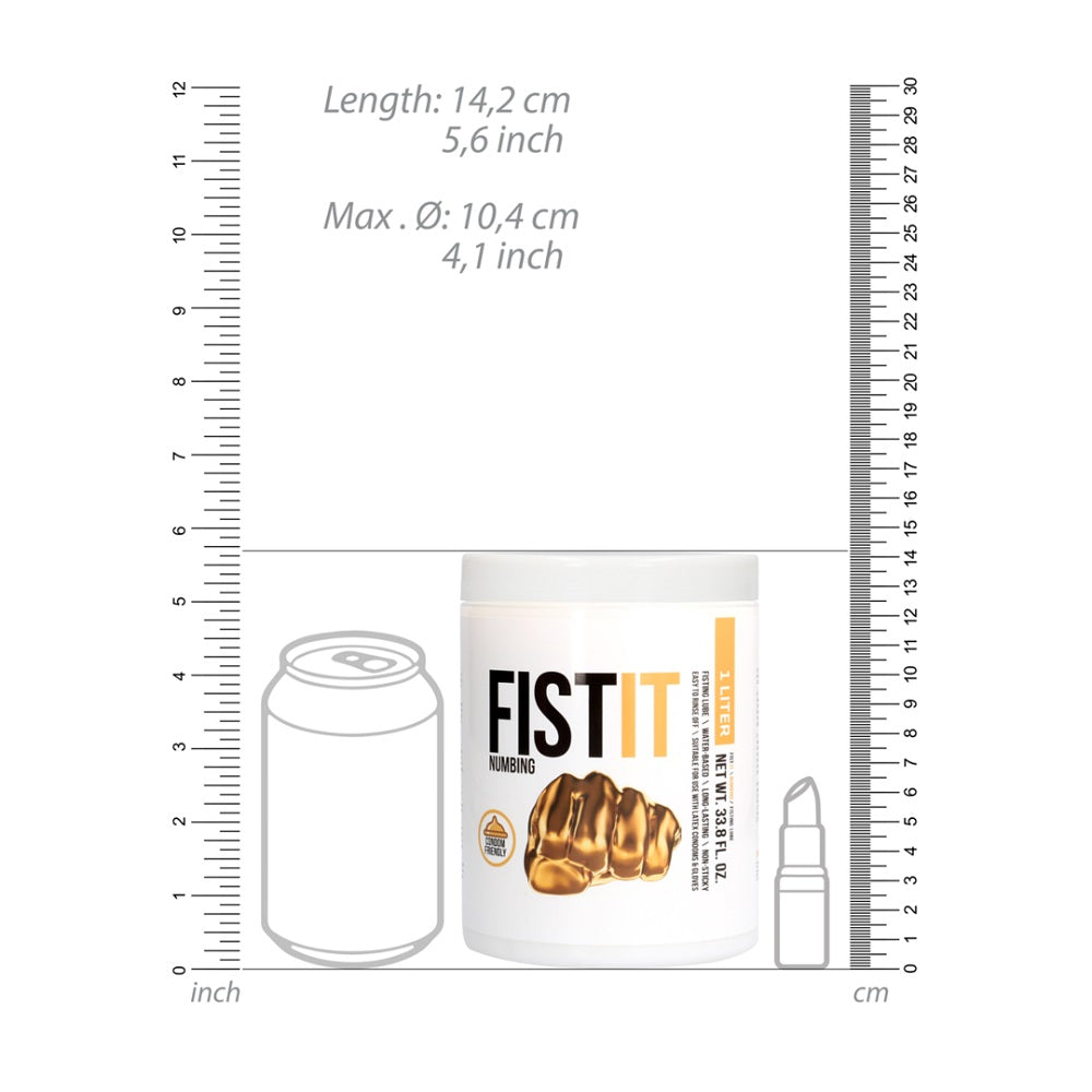 Pharmquests Fist-It Numbing (Water Based) – 1000ml Numbing Lubricant > Lube > Fisting