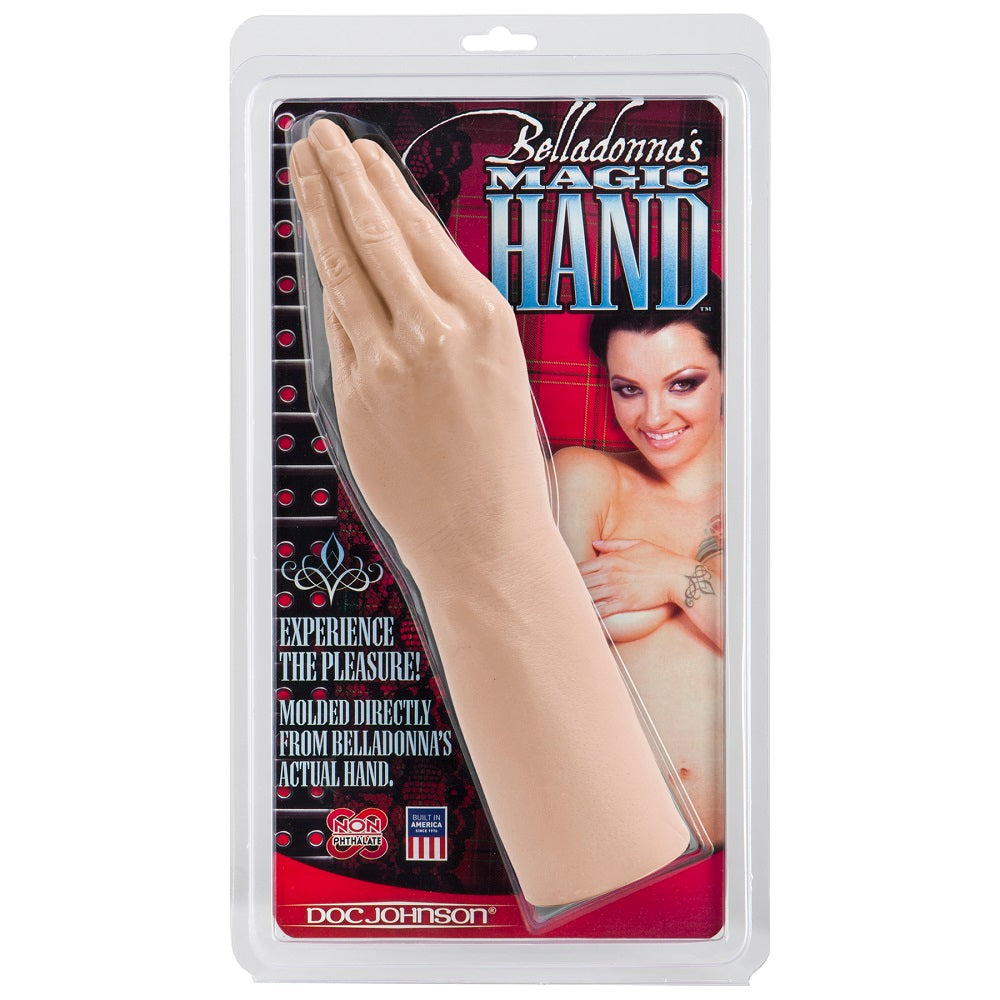 Doc Johnson Belladonna Magic Hand – Lifelike Tapered Fisting Toy 11.5 Inches > Dildos > Oversized Toys