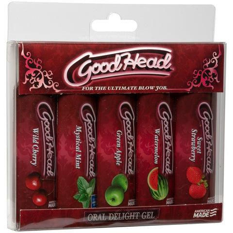 Goodhead Oral Delight Gel 1 Ounce 5 Pack Oral Gels & Sprays