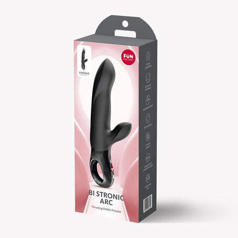 Bi Stronic Arc (Black) – Waterproof Rechargeable 8.78 Inch Vibrator > Vibrators > Ladies > Rabbit