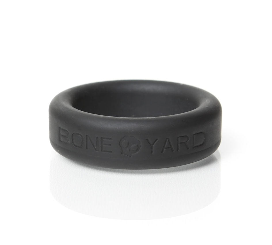 Boneyard Silicone Cock Ring 30mm Black COCK RINGS