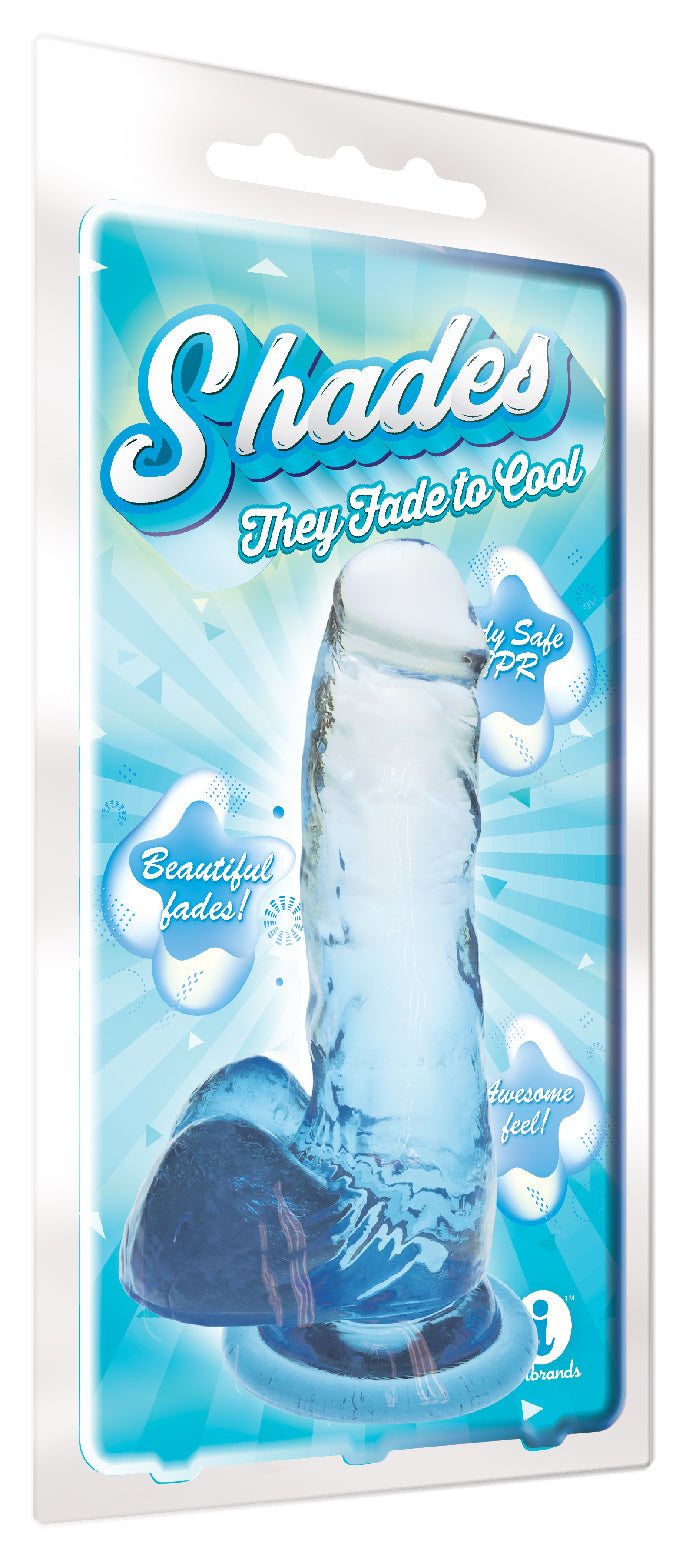 Shades 7 Inch Jelly TPR Dong – Body-Safe 17.8 cm Dong > Dildos > Realistic Dildos