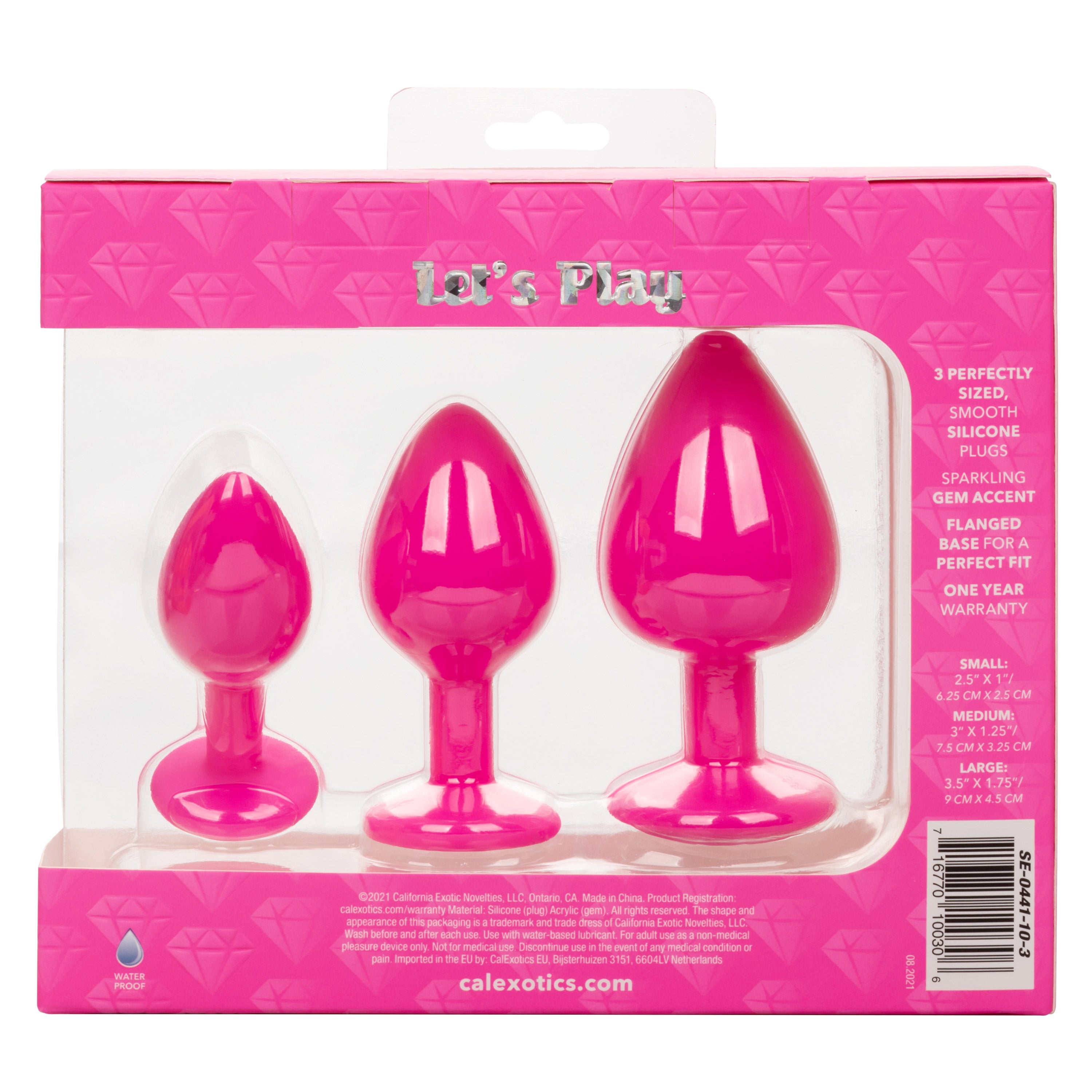 Cheeky Gems – Anal Training Kit with Three Graduated Anal Plugs > Anal Range > Butt Plug Kits