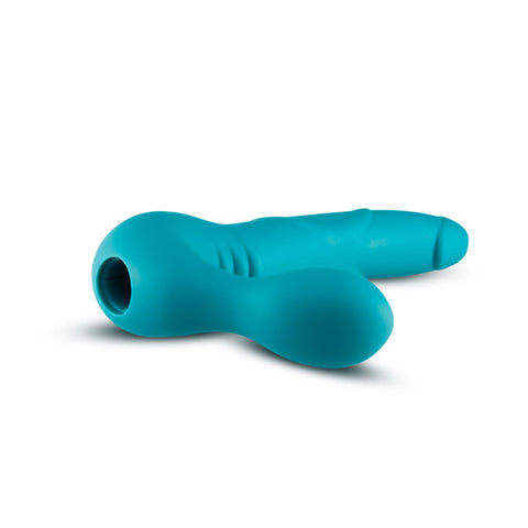 Temptasia Luna Strapless Silicone Dildo in Teal > Dildos > Strapless Strap Ons