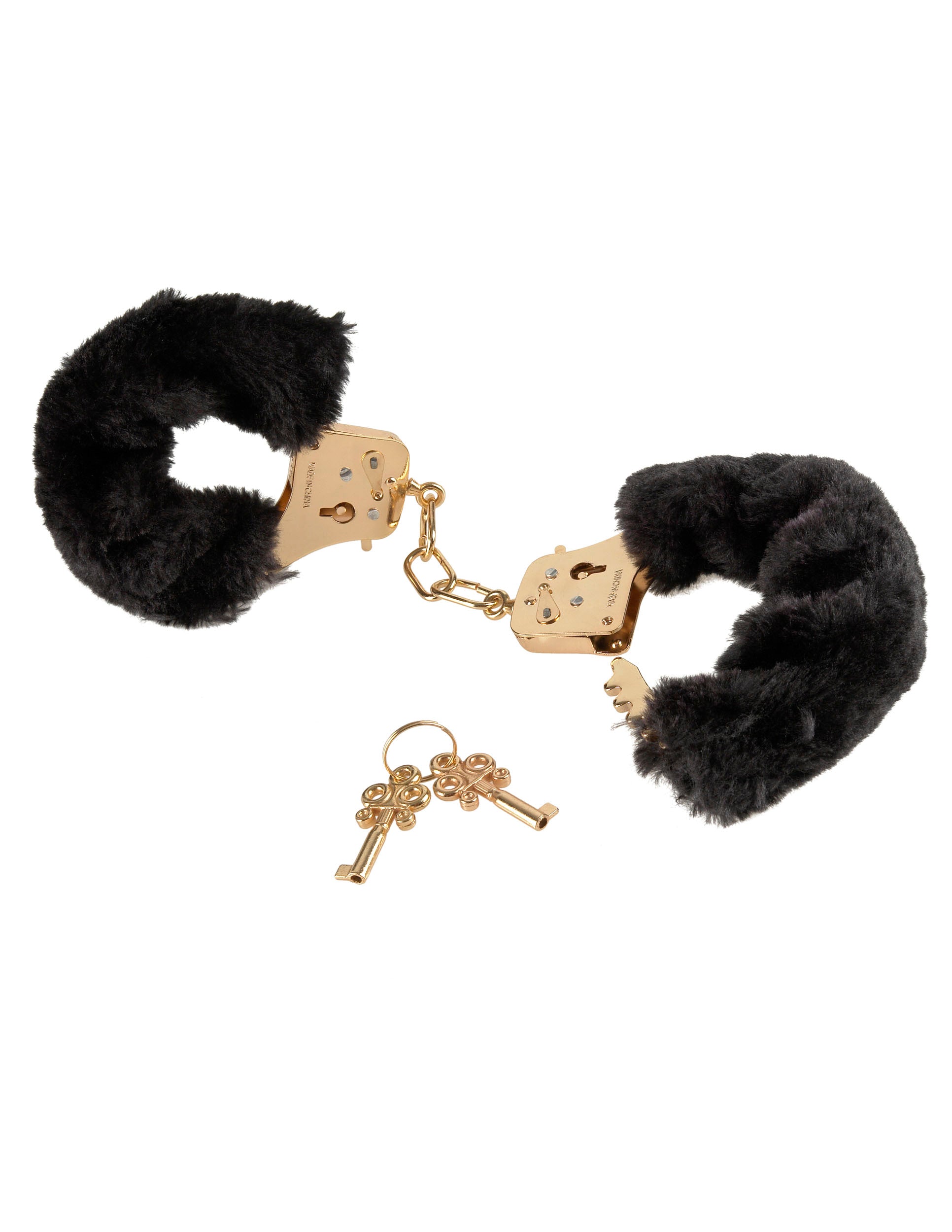 Fetish Fantasy Gold Deluxe Furry Cuffs – Soft Velvet Restraints > Bondage Gear > Handcuffs