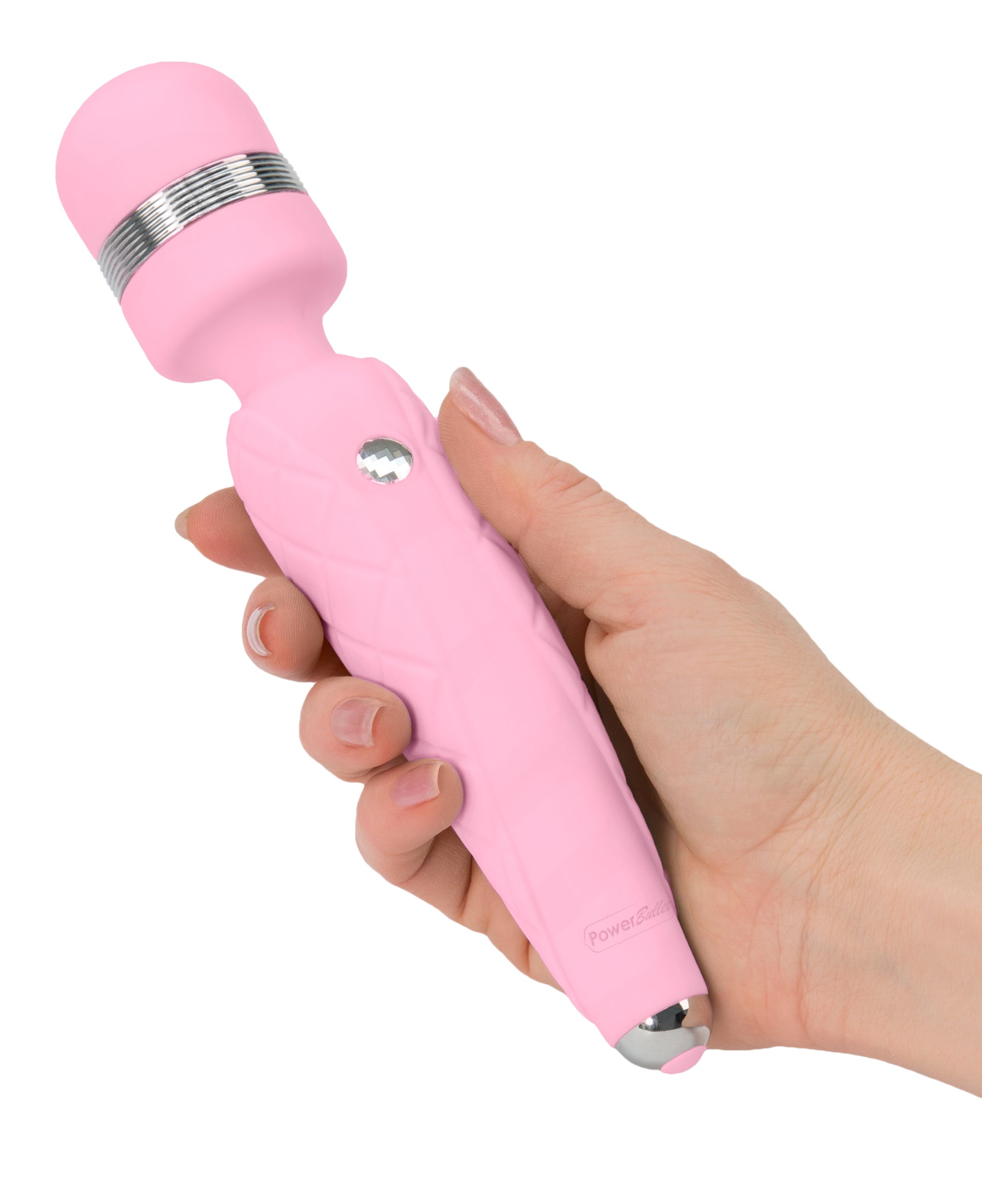 Pillow Talk Cheeky Wand – Luxury Wand Vibrator with Swarovski Crystal > Sex Toys > Massage Wands