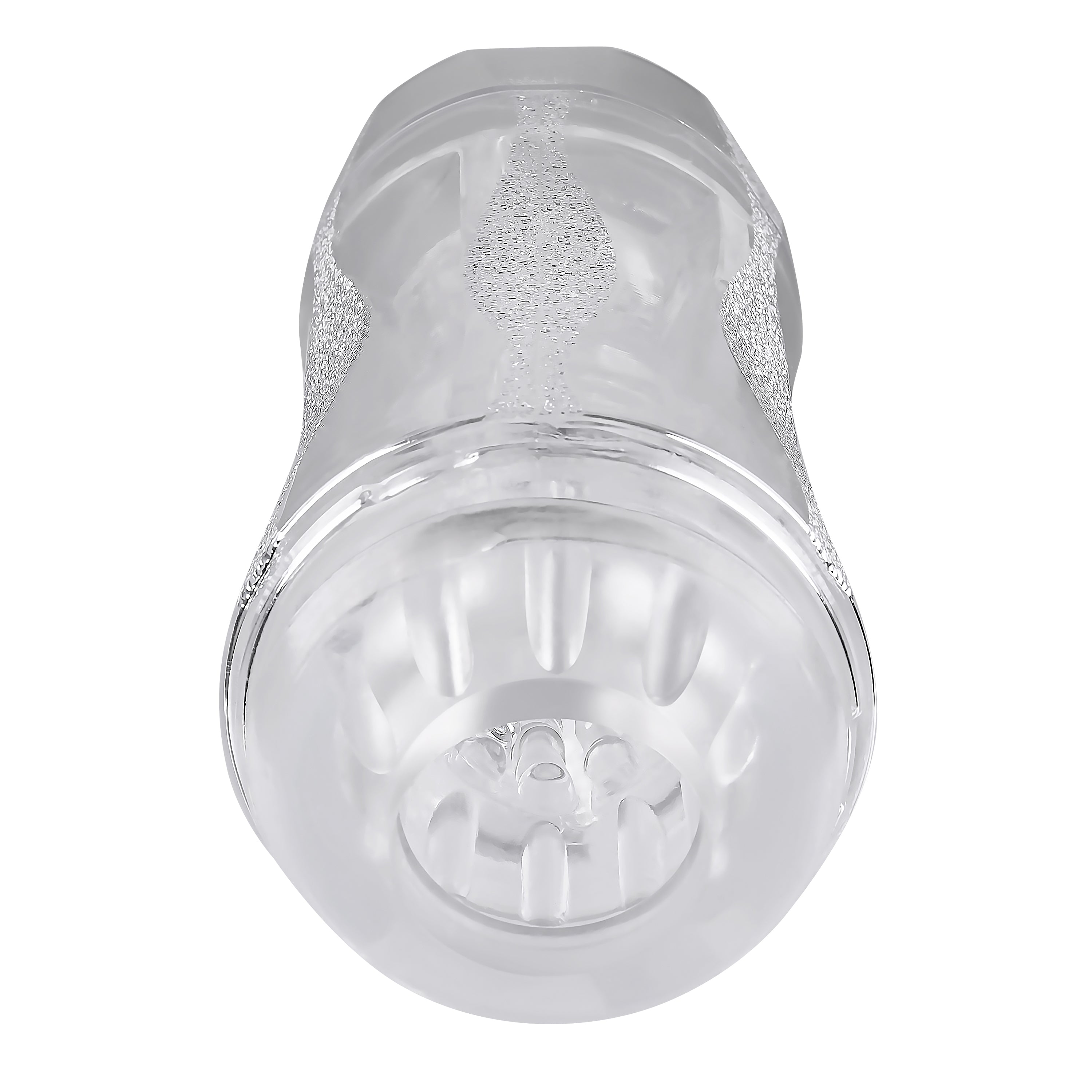 Gender X Double Fantasy Double Ended Stroker for Versatile Pleasure Clear Strokers - Manual