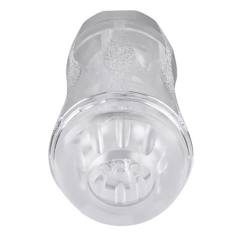 Gender X Double Fantasy Double Ended Stroker for Versatile Pleasure Clear Strokers - Manual