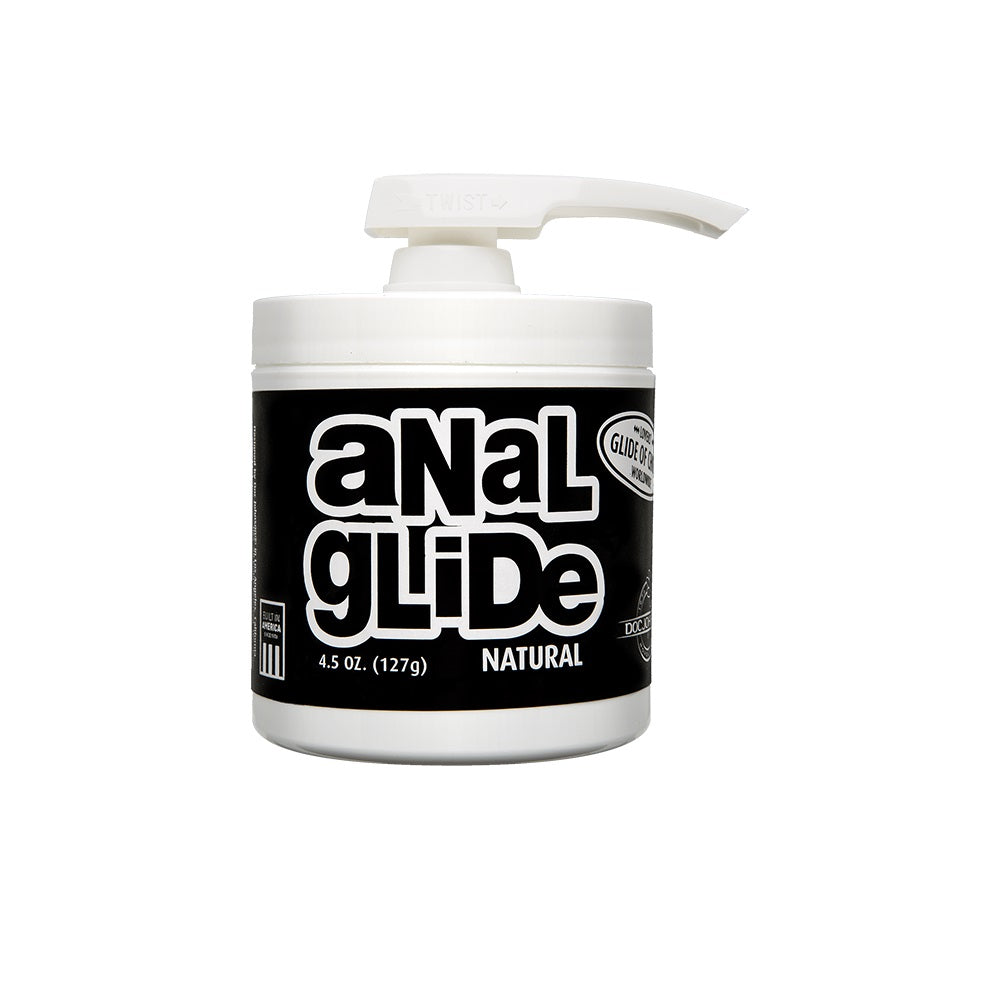 Doc Johnson Natural Anal Lube 4.5 Oz (127g) Clear Unscented Lubricant Default Title > Lube > Anal