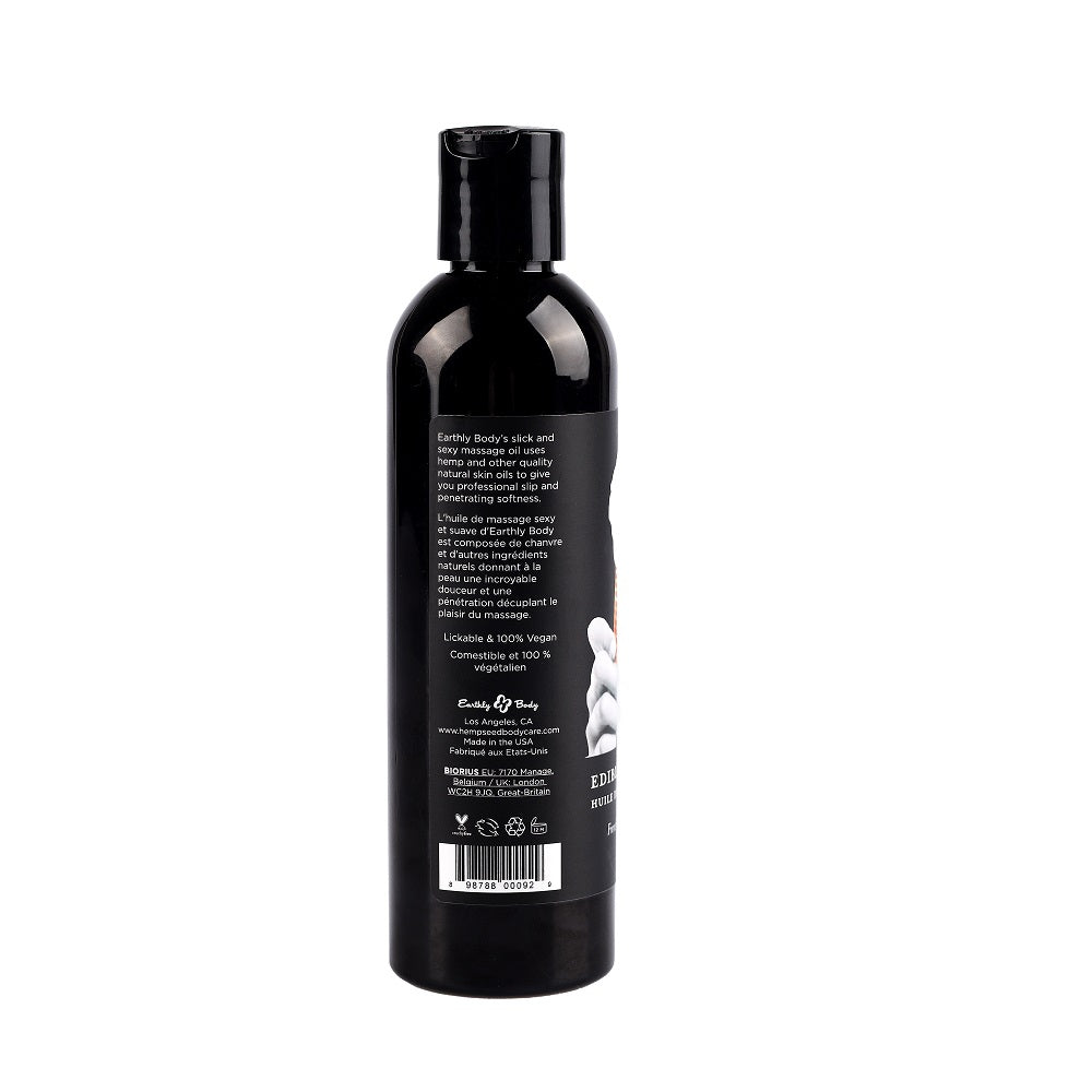 Edible French Vanilla Massage Oil 237ml Sugar Free Bottle > Essentials > Massage Oil