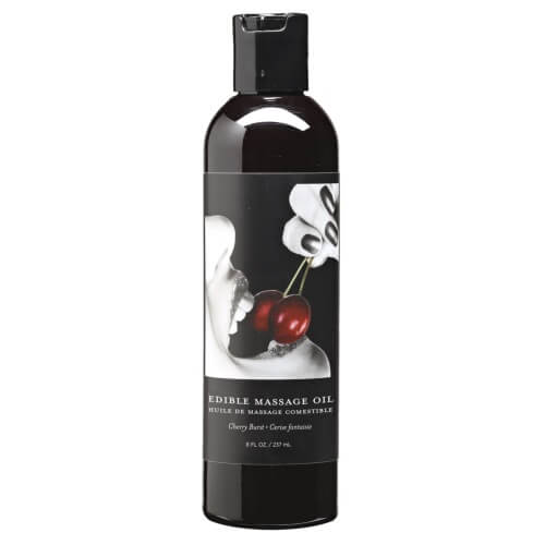 Edible Massage Oil Cherry Burst Flavoured 237ml Bottle > Essentials > Massage Oil