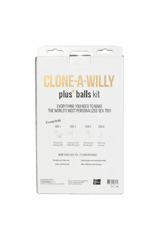 Clone-A-Willy Plus With Balls (Light Tone) > Dildos > Mould Your Own Kits