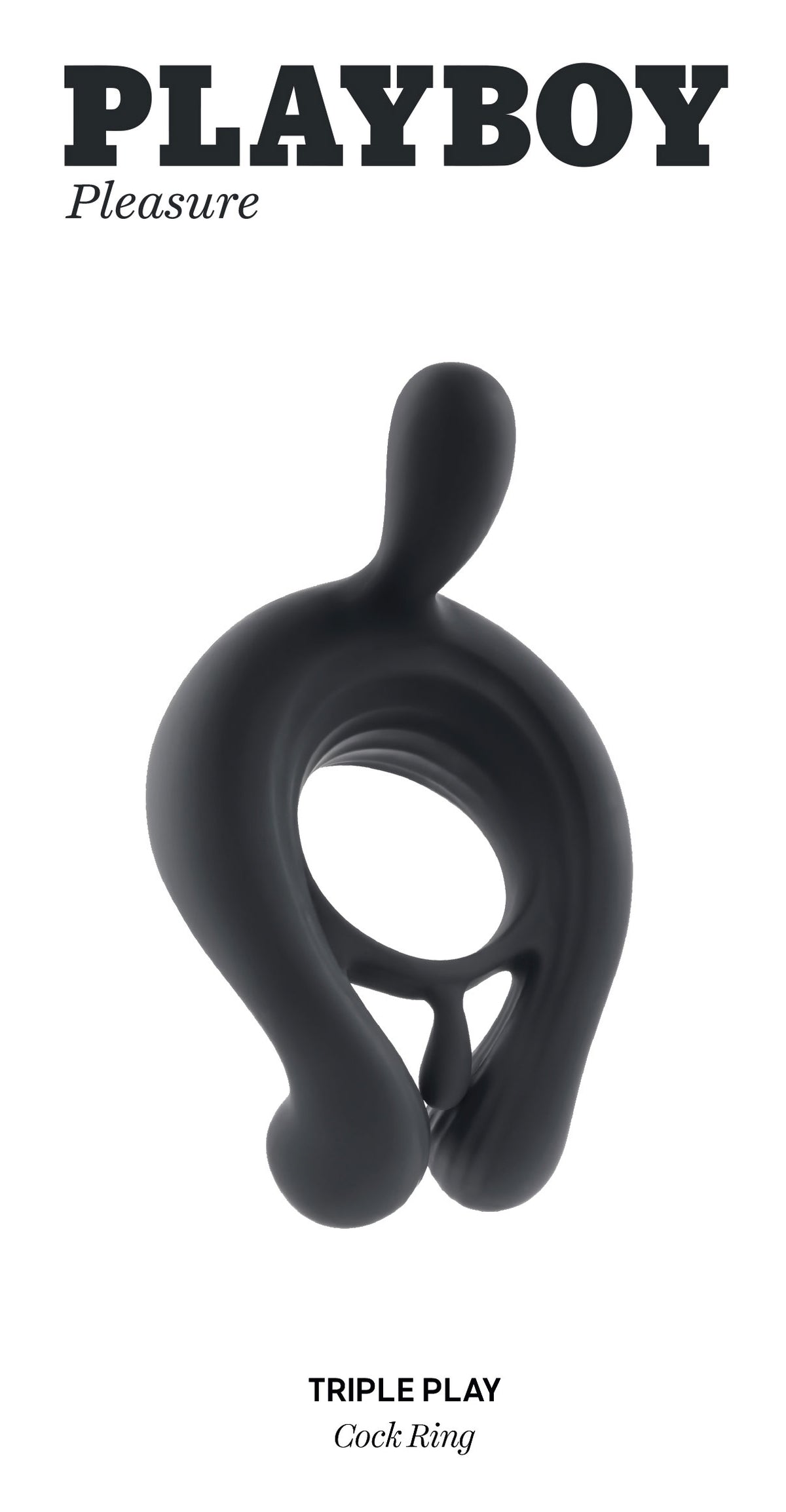 Playboy Pleasure Triple Play Vibrating Cock Ring > Cock Ring > Vibrating
