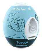 Satisfyer Masturbator Egg Savage – Hydro-Active Material Compact Male Masturbator Toy > Sex Toys For Men > Masturbators Cup