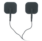 Zeus Deluxe Black Electro Pads Pack of Two E-STIM TOYS