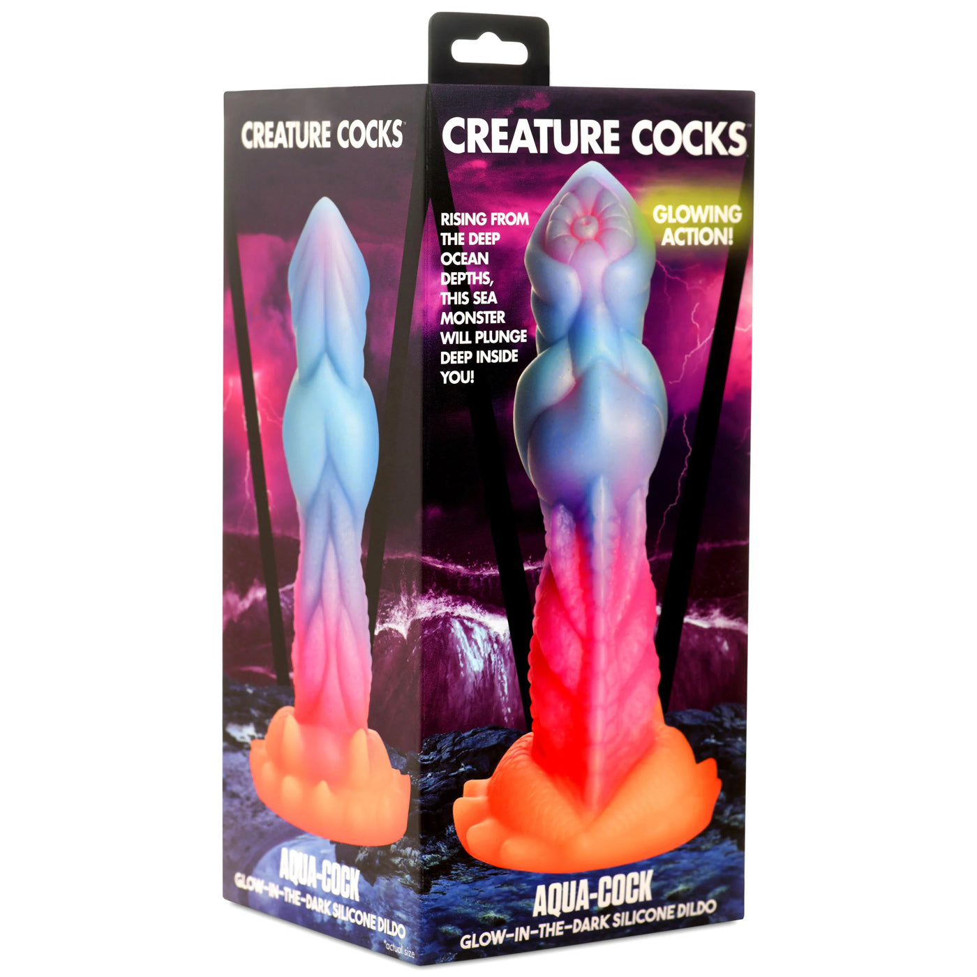Creature Cocks Aqua-Cock Glow in the Dark – 19.3 cm Fantasy Dildo > Dildos > Fantasy