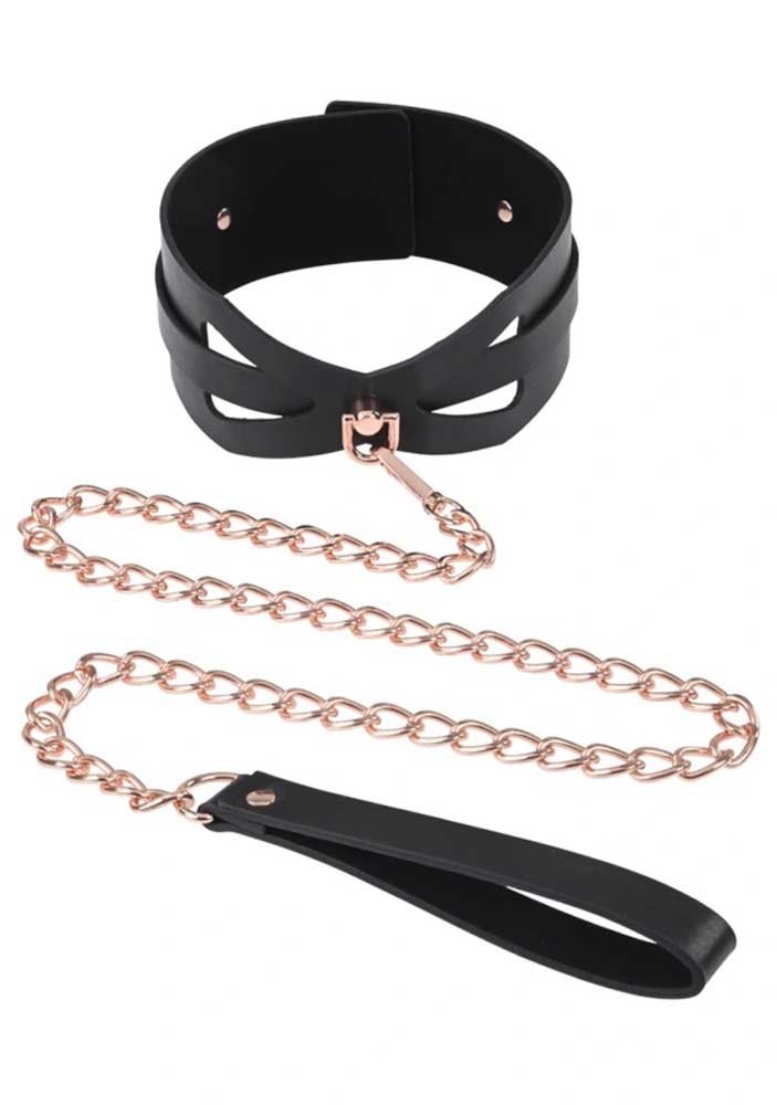Sex and Mischief Brat Collar and Leash Black Restraint > Bondage Gear > Collars