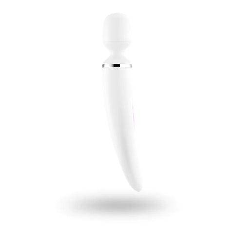 Satisfyer Wand-er Woman Rechargeable Massage Wand – White Massage Wand > Sex Toys > Massage Wands