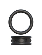 Fantasy C-Ringz Max Width Silicone Cock Rings Set of 2 Black > Cock Ring > Sets