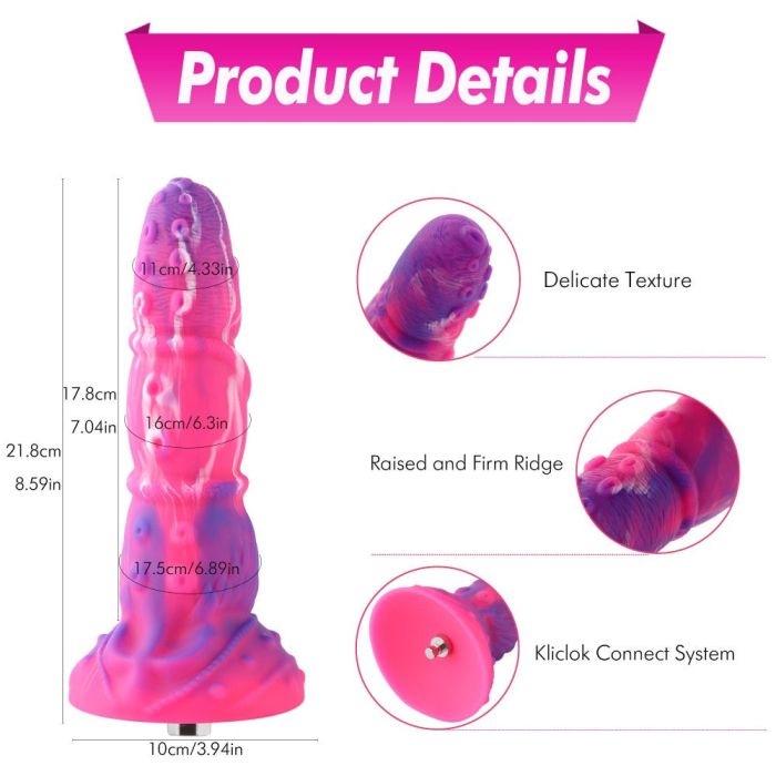 HiSmith - 8.59" Silicone Tentacle Dildo (KlicLok)