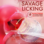 Lusty Licker Kissing Tongue – Dual Speed Eight Pattern Vibrator > Sex Toys For Ladies > Clitoral Vibrators and Stimulators