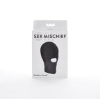 Sex & Mischief Shadow Hood (Black) – Adjustable Blindfold Mask for Deprivation and Control Play > Bondage Gear > Bondage Hoods