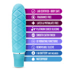 Luxe Cozi Mini Aqua Travel Size Vibrator with 10 Modes > Vibrators > Mini Vibrators