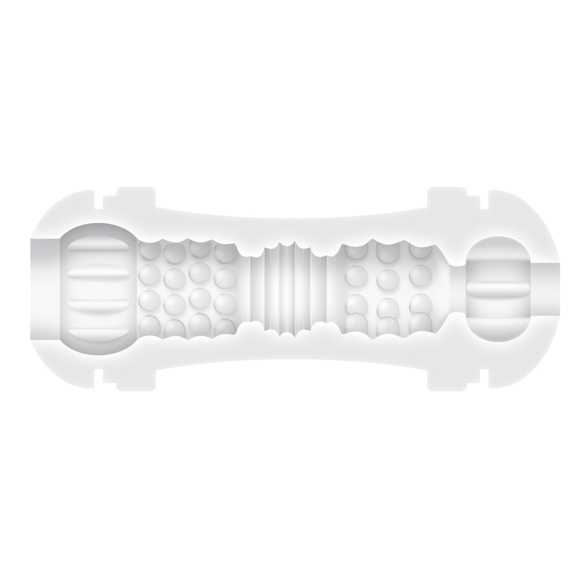 Gender X Double Fantasy – Dual-Ended Transparent Stroker > Sex Toys For Men > Masturbators Cup