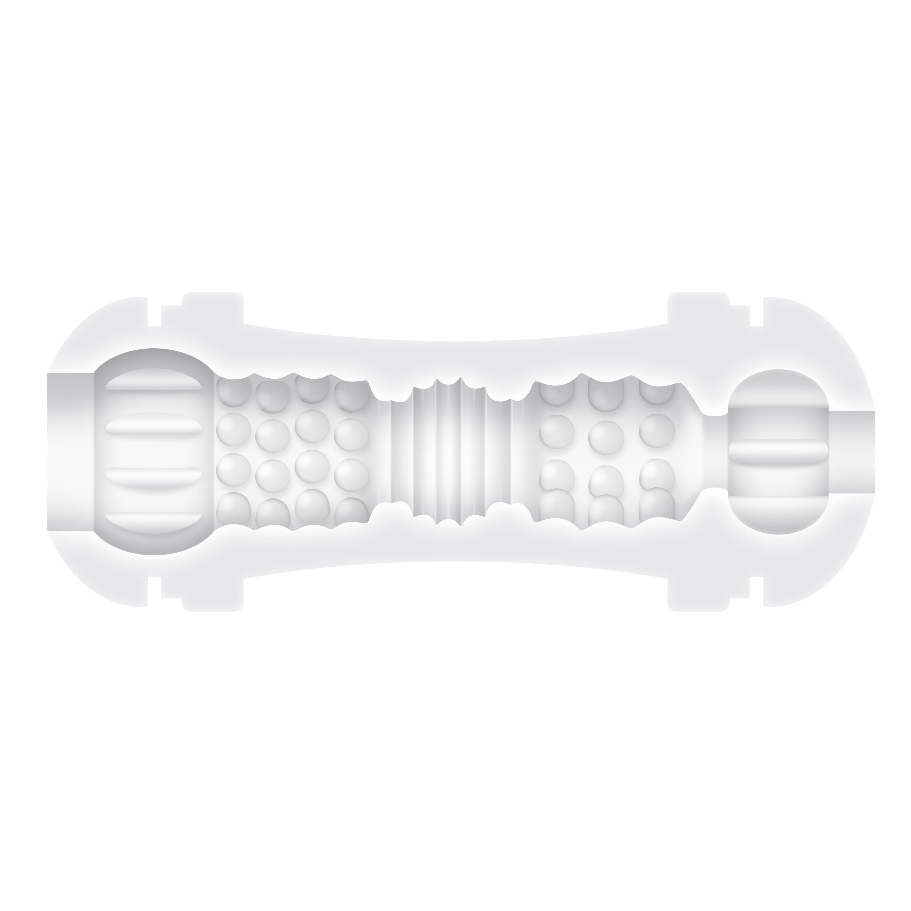 Gender X Double Fantasy – Dual-Ended Transparent Stroker > Sex Toys For Men > Masturbators Cup