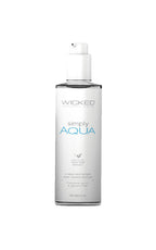 Wicked Simply Aqua Water Based Lubricant 120ml 4 Ounce Bottle White > Lube > Water Based