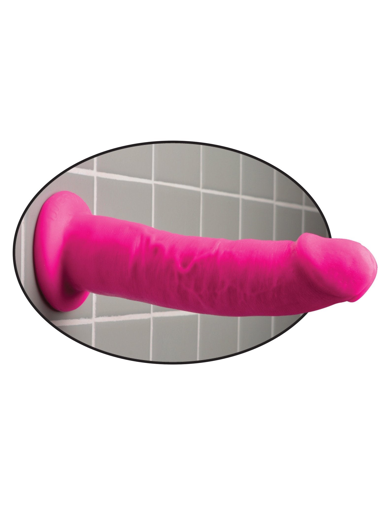 Dillio Pink 9 Inch Dildo – Suction-Cup Base > Dildos > Large Dildos