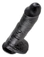 King Cock Realistic Dildo with Balls – 6 to 11 Inch Black 10" > Dildos > Realistic Dildos