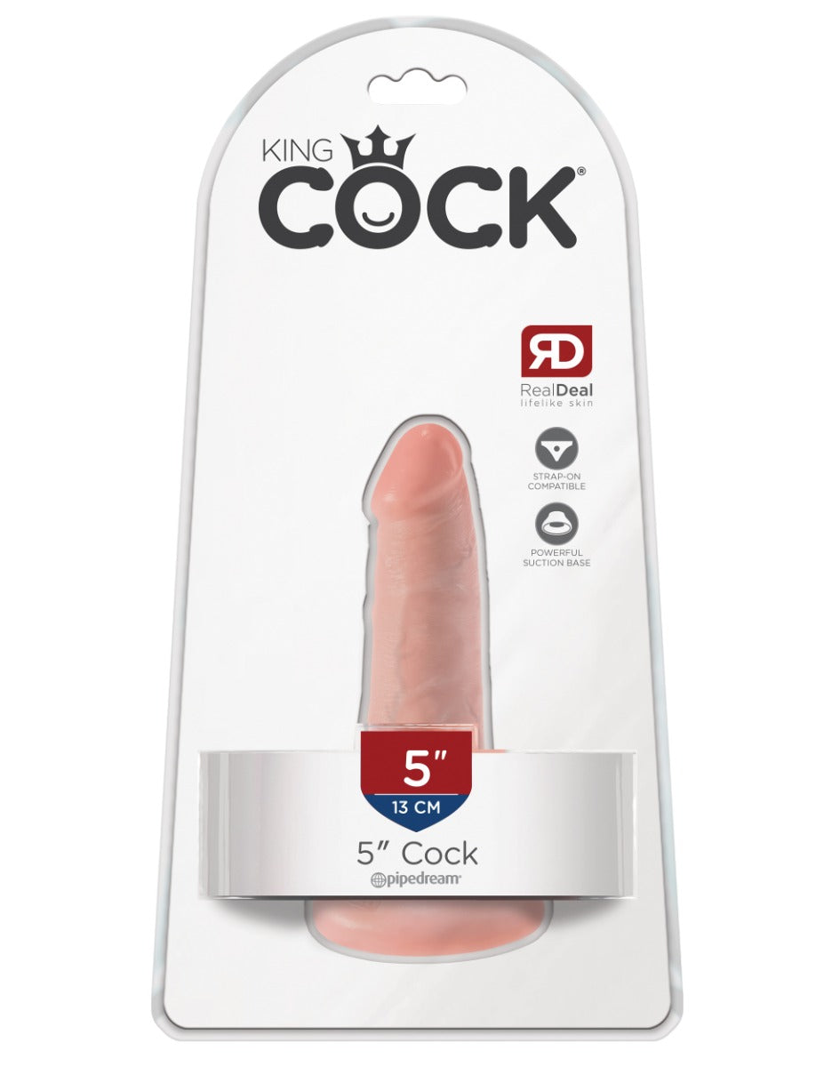 King Cock 5 Inch Handcrafted Realistic Silicone Dildo > Dildos > Slim Dildos