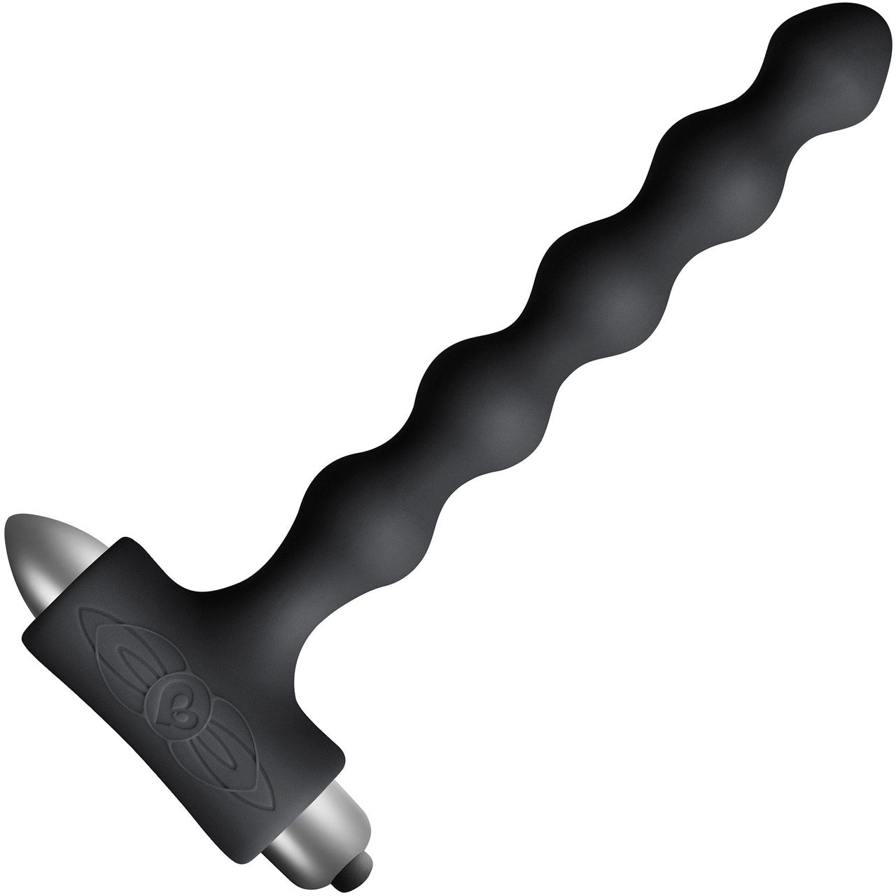 Petite Sensations Pearls Black Vibrating Anal Beads - 6.75 Inch > Anal Range > Anal Beads