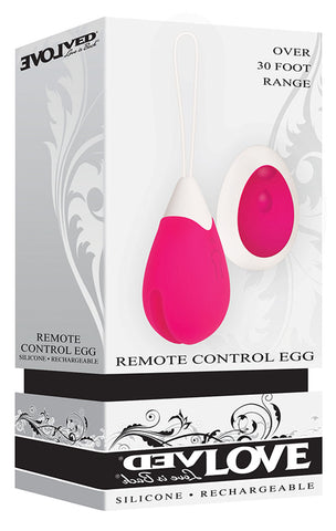 Evolved Remote Control Egg 2.5 Inch Vibrator > Sex Toys For Ladies > Vibrating Eggs