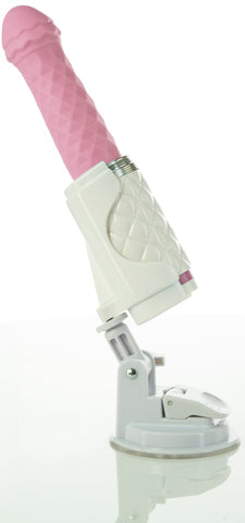 Pillow Talk Feisty Pink Thrusting Vibrator with Silicone DONGS Thrusting
