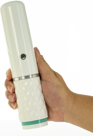 Pillow Talk Feisty Teal Thrusting Vibrator with Silicone DONGS Thrusting