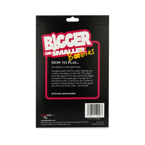 Bigger or Smaller Boobs - Card Game > Novelties > Gag Gifts