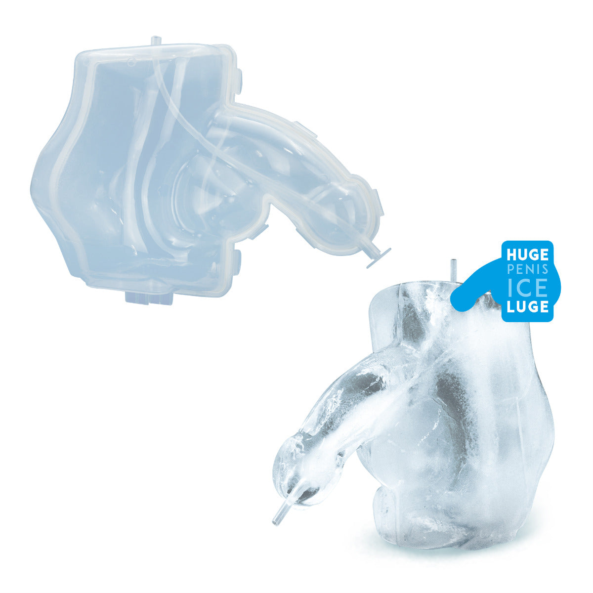 Play Wiv Me Huge Penis Ice Luge Mould – Full-Size for Standard Freezers > Novelties > Gag Gifts