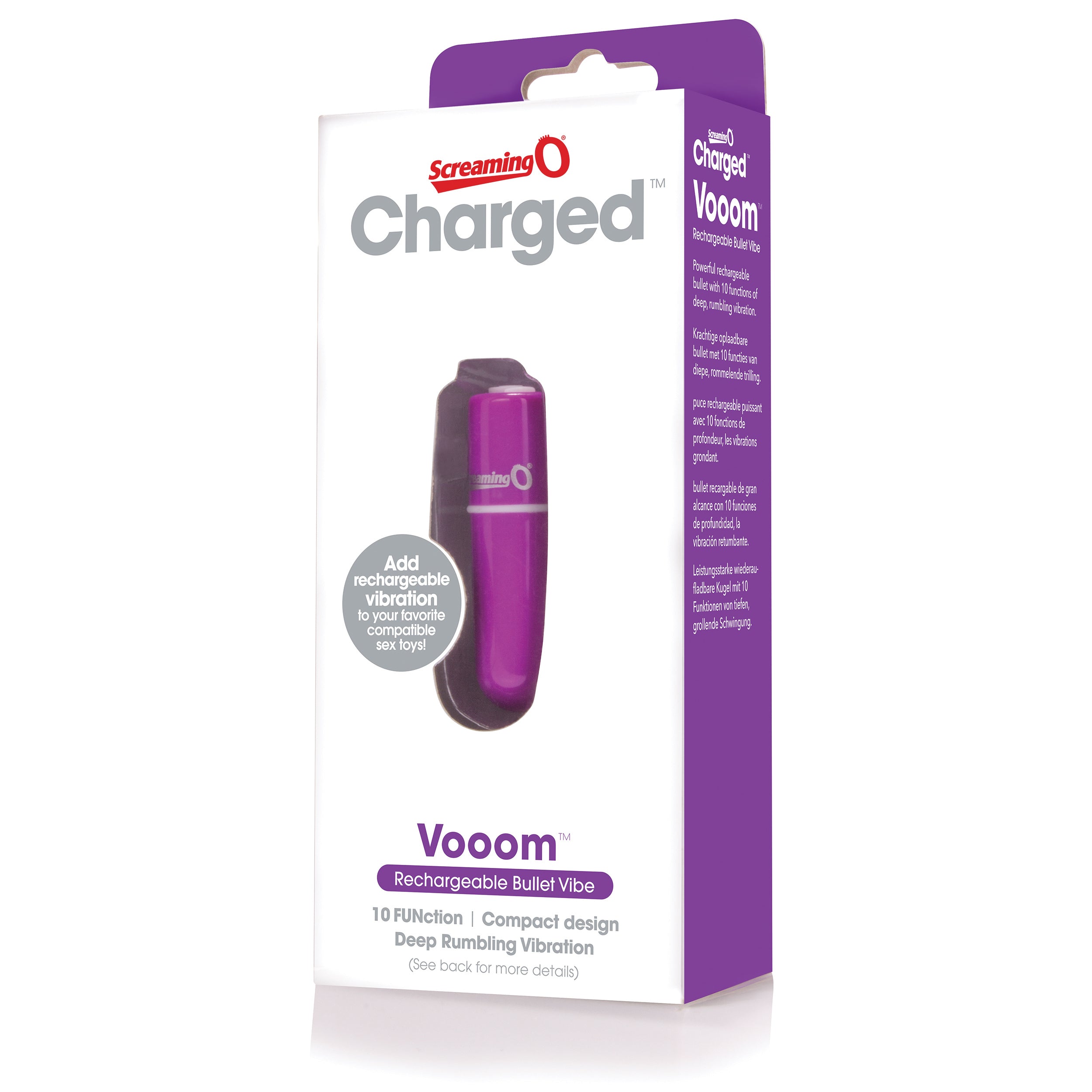 Vooom Bullet – Waterproof 10-Function Portable Bullet Vibrator > Vibrators > Mini Vibrators
