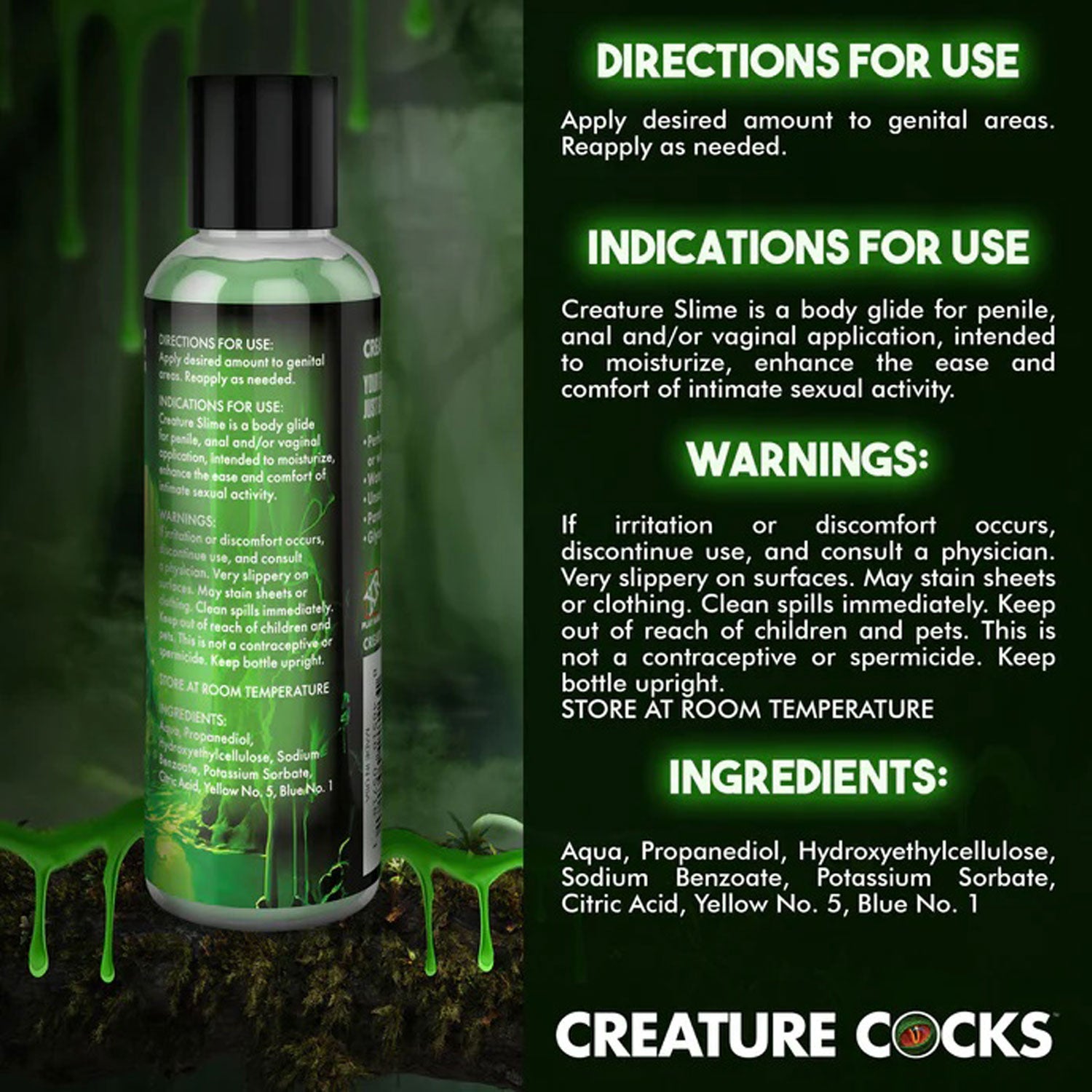 Creature Slime by Creature Cocks 118ml Water Based Lubricant > Lube > Speciality Exempt