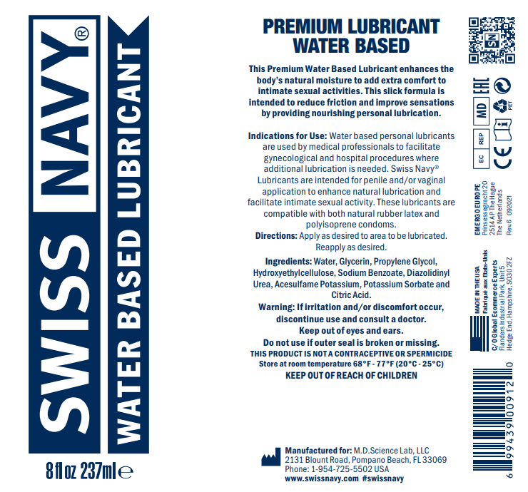 Swiss Navy Water Based Lubricant 473ml – Personal Lubricant > Lube > Water Based