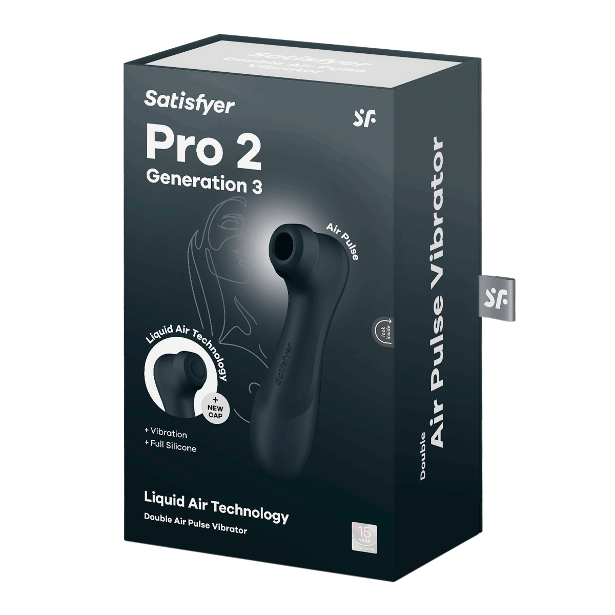 Satisfyer Pro 2 Gen 3 (Black) – Waterproof Clitoral Stimulator > Sex Toys For Ladies > Air Pulsation